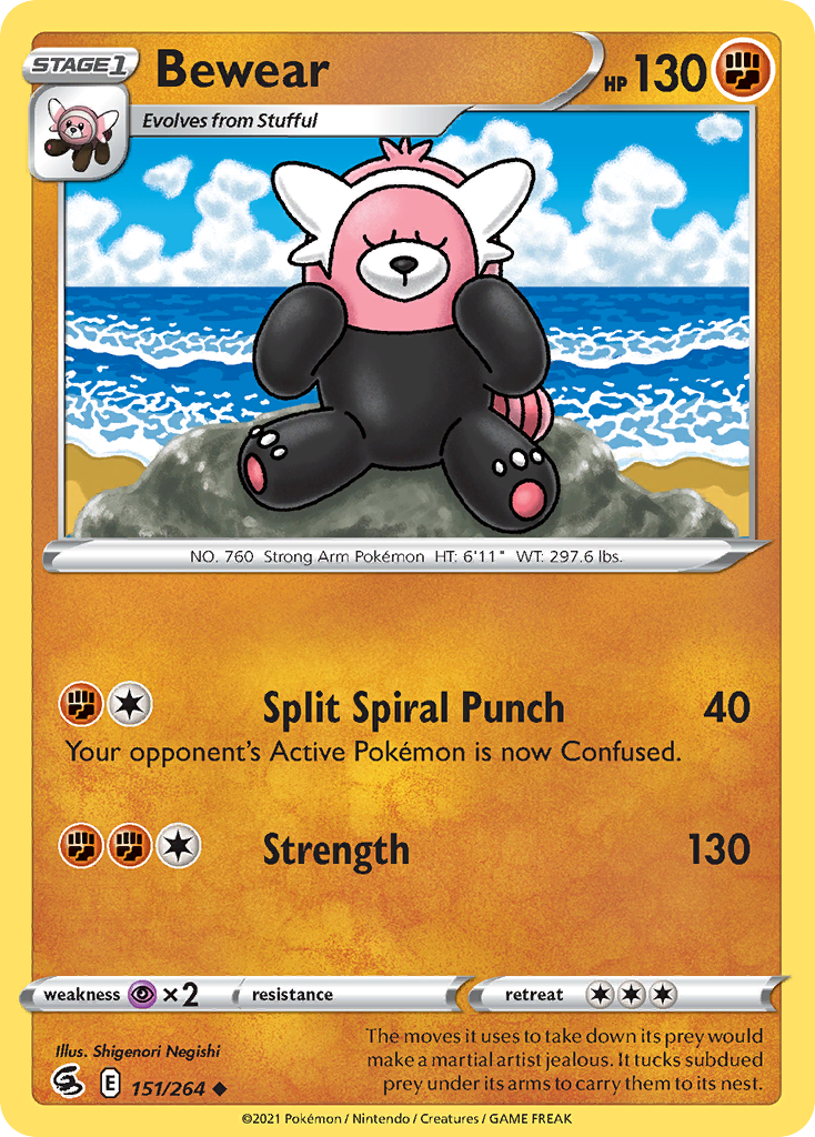 Bewear #151 Fusion Strike