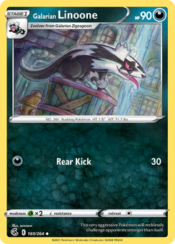 Galarian Linoone #160 Fusion Strike