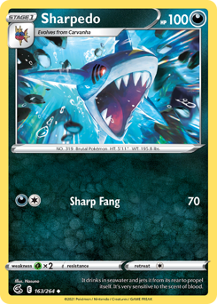 Sharpedo #163 Fusion Strike