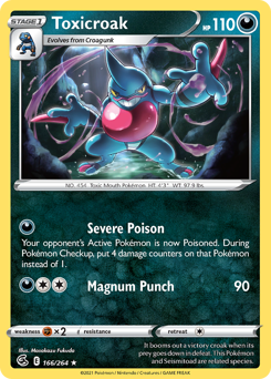 Toxicroak #166 Fusion Strike