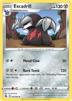 Excadrill #183 Fusion Strike