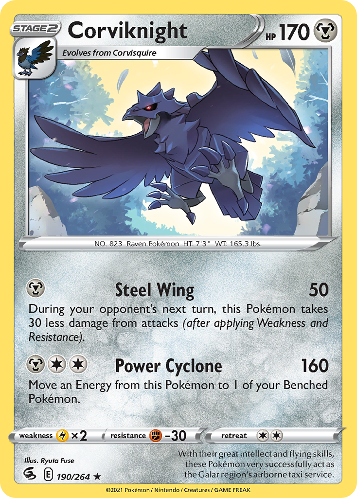 Corviknight #190 Fusion Strike