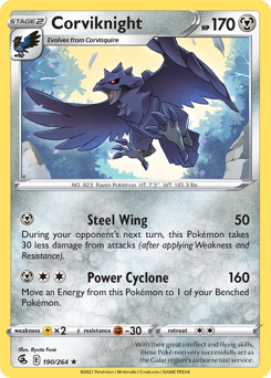 Corviknight #190 Fusion Strike