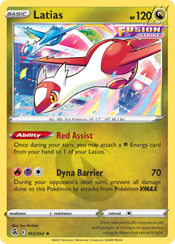 Latias #193 Fusion Strike
