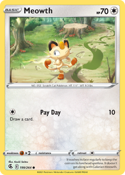 Meowth #199 Fusion Strike