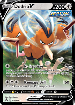 Dodrio V #201 Fusion Strike