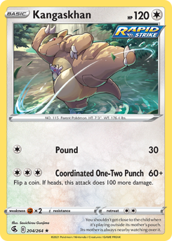 Kangaskhan #204 Fusion Strike