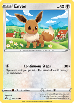 Eevee #205 Fusion Strike