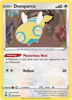 Dunsparce #207 PSA 10