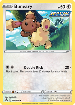 Buneary #212 Fusion Strike