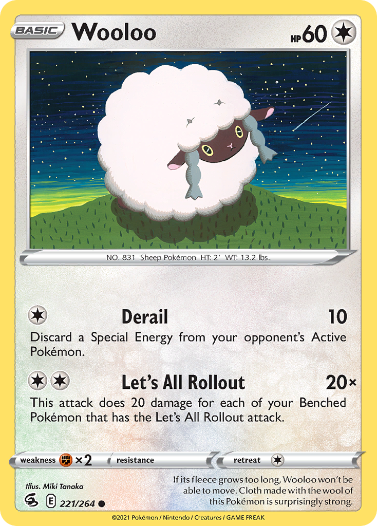 Wooloo #221 Fusion Strike