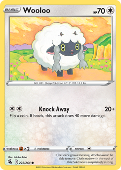 Wooloo #222 Fusion Strike