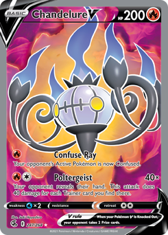Chandelure V #247 Fusion Strike