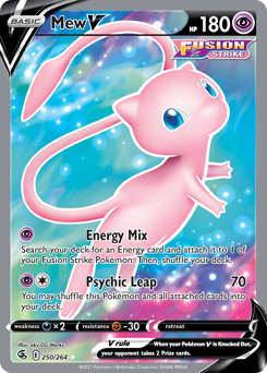Mew V #250 Fusion Strike