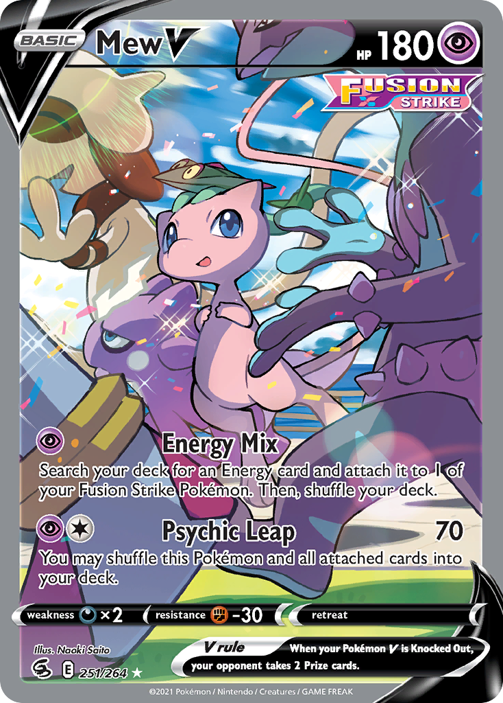 Mew V #251 Fusion Strike