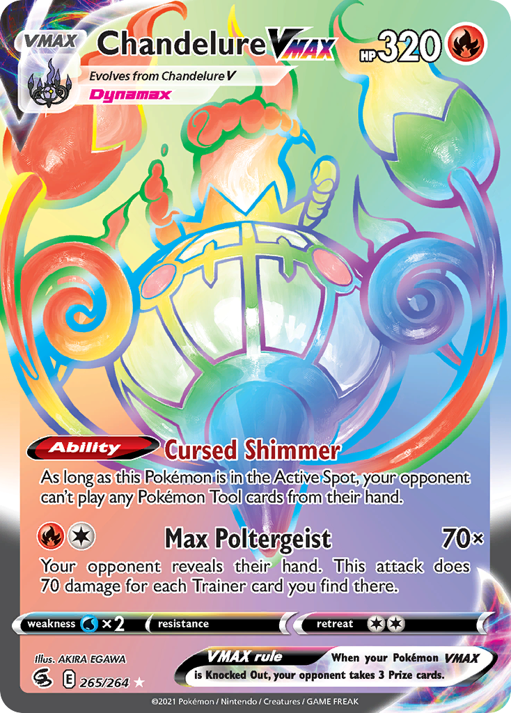 Chandelure VMAX #265 Fusion Strike