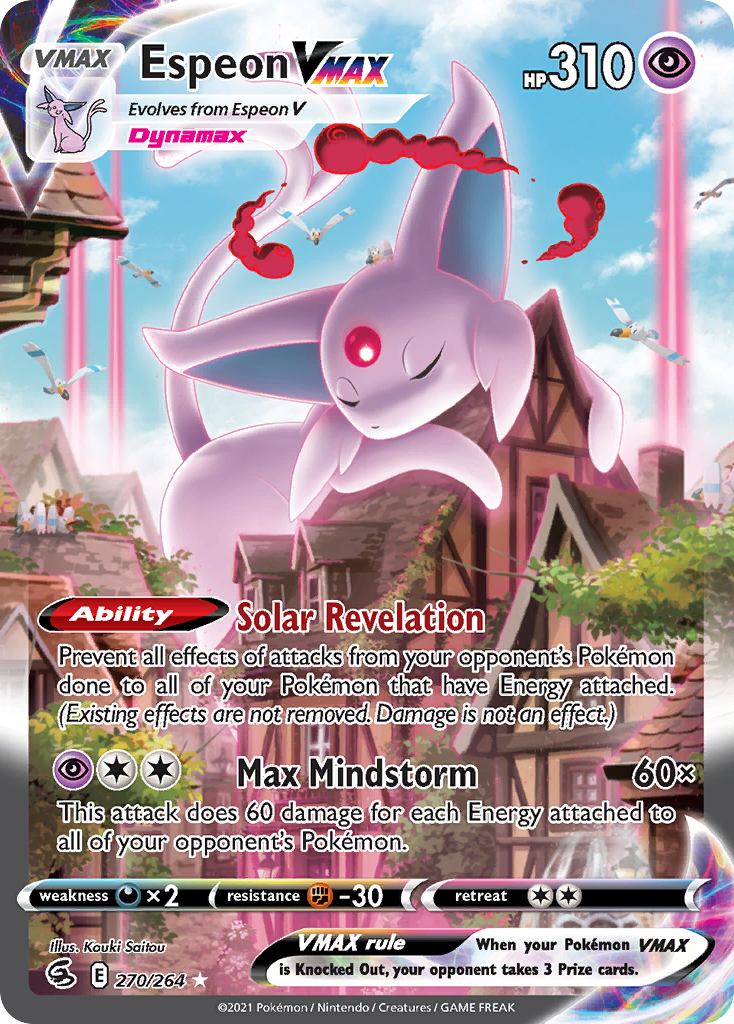 Espeon VMAX #270 Fusion Strike
