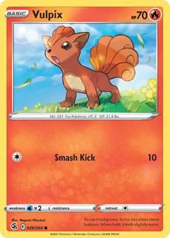 Vulpix #29 Fusion Strike