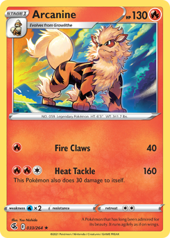 Arcanine #33 Fusion Strike