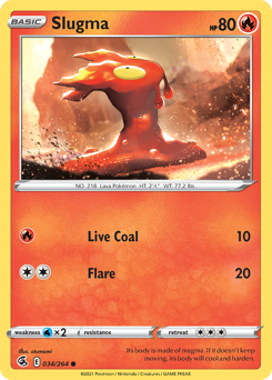 Slugma #34 Fusion Strike