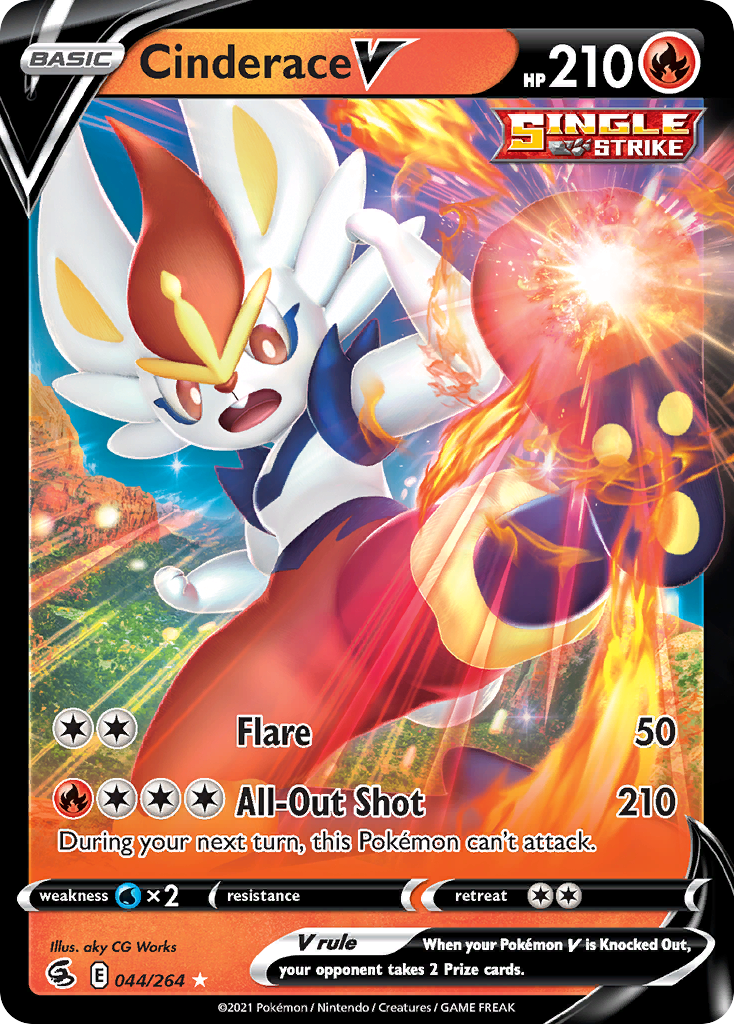 Cinderace V #44 Fusion Strike