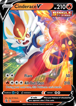 Cinderace V #44 Fusion Strike