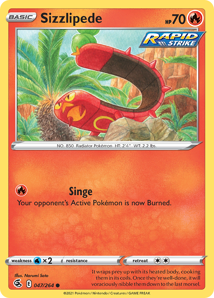 Sizzlipede #47 Fusion Strike
