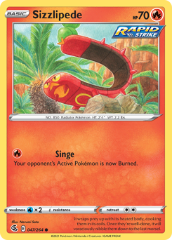 Sizzlipede #47 Fusion Strike