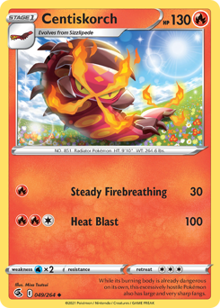 Centiskorch #49 Fusion Strike