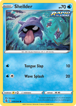 Shellder #50 Fusion Strike