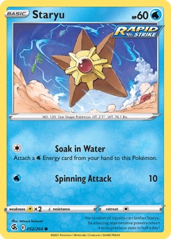 Staryu #52 Fusion Strike