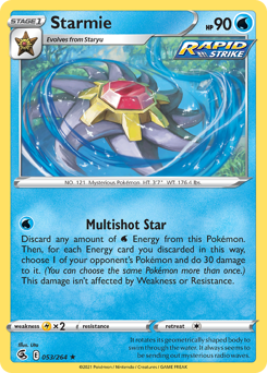 Starmie #53 Fusion Strike
