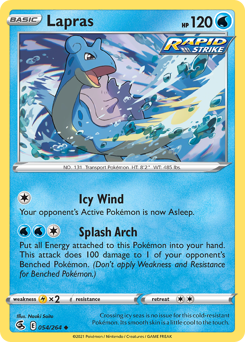 Lapras #54 Fusion Strike