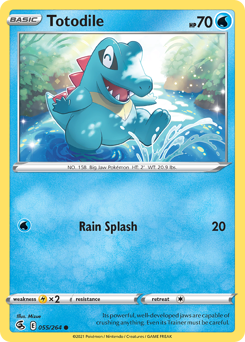Totodile #55 Fusion Strike
