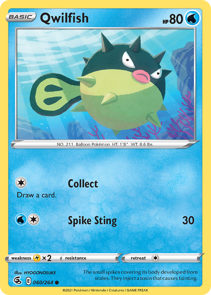 Qwilfish #60 Fusion Strike