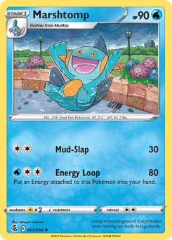 Marshtomp #63 Fusion Strike