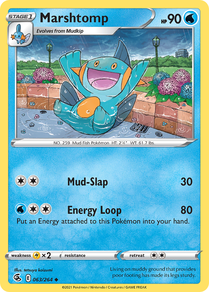 Marshtomp #63 Fusion Strike