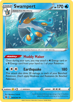 Swampert #64 Fusion Strike