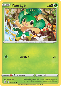 Pansage #7 Fusion Strike
