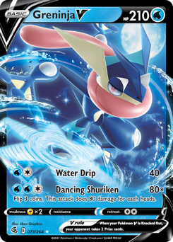 Greninja V #73 Fusion Strike