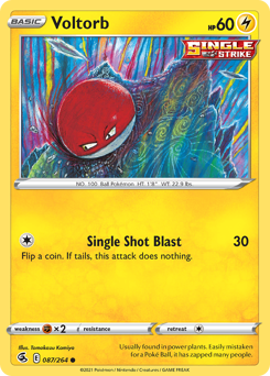 Voltorb #87 Fusion Strike