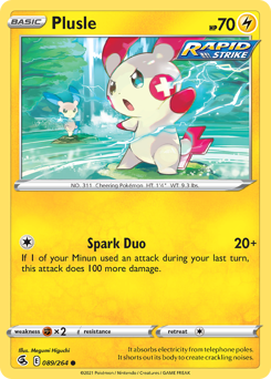 Plusle #89 Fusion Strike