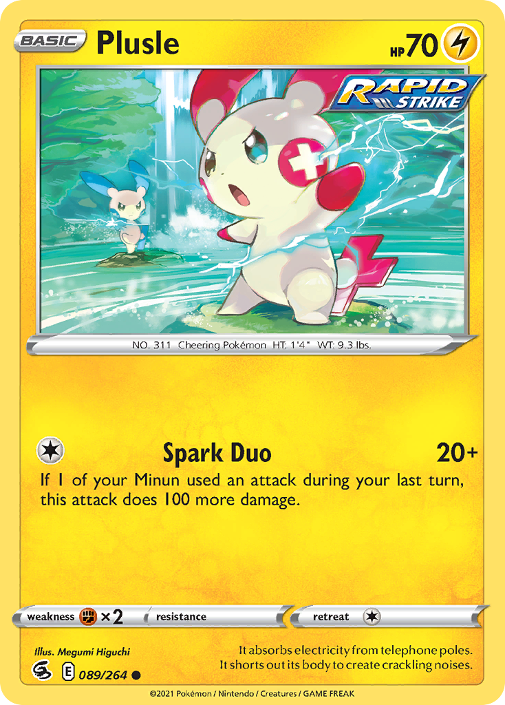 Plusle #89 Fusion Strike