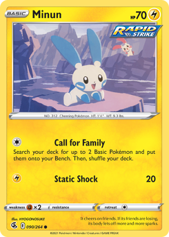 Minun #90 Fusion Strike