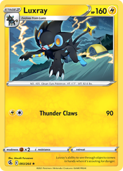 Luxray #93 Fusion Strike