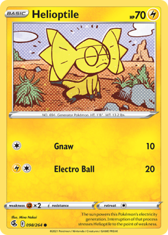 Helioptile Fusion Strike #98