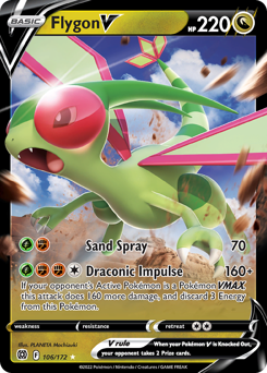 Flygon V #106 Brilliant Stars