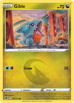 Gible #107 Brilliant Stars