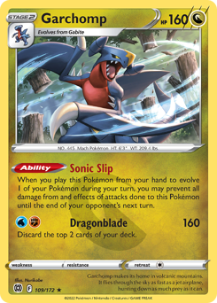 Garchomp #109 Brilliant Stars