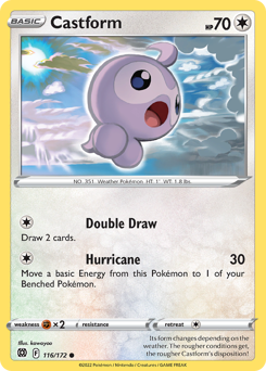 Castform #116 Brilliant Stars